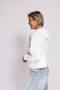 Zhrill Sweatjacke Ratana Zip weiß