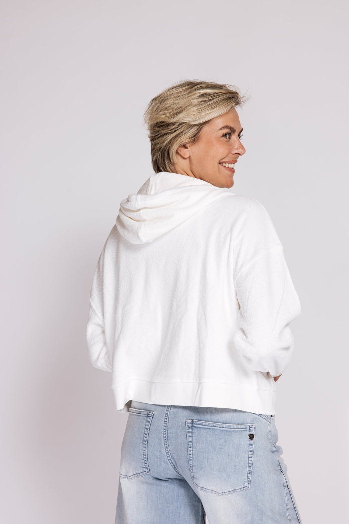 Zhrill Sweatjacke Ratana Zip weiß