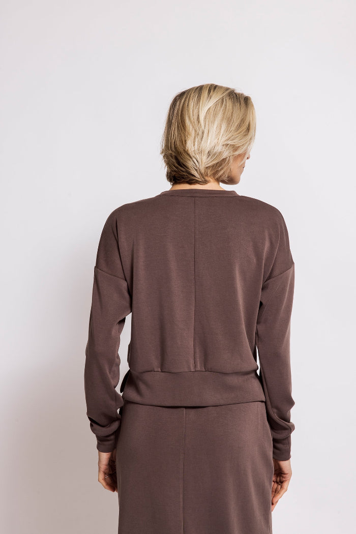 Zhrill Sweatshirt Lilivati braun