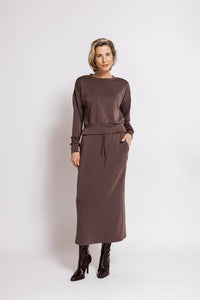 Zhrill Sweatshirt Lilivati braun