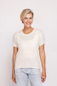 Zhrill T-Shirt Rahel AOP sand
