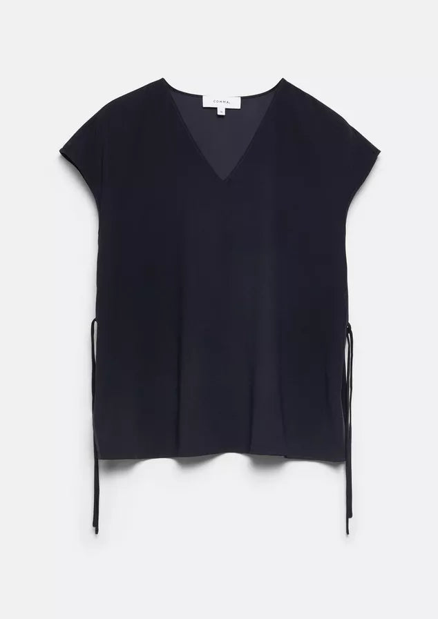 Comma Bluse navy