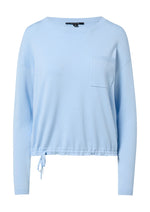 Comma Strickpullover canal blue