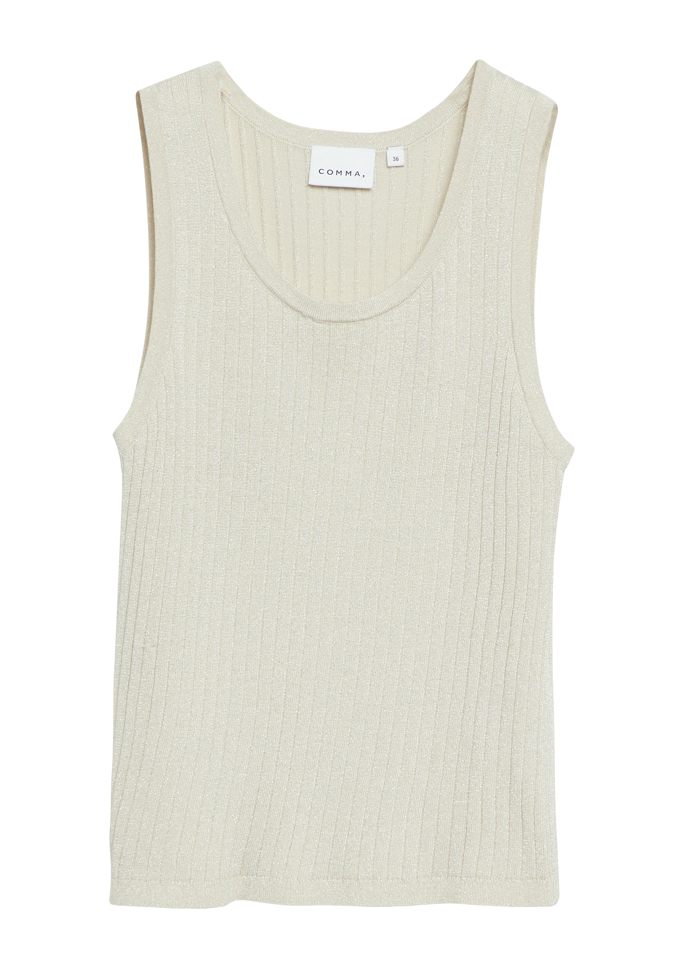 Comma Strickpullunder light taupe