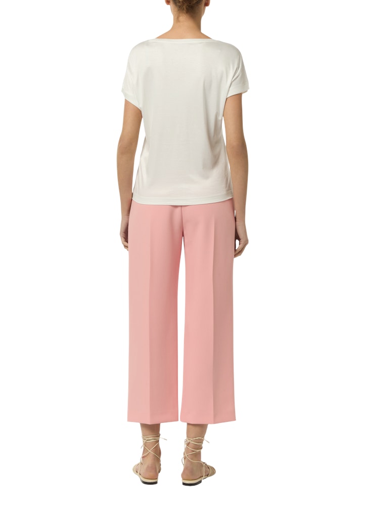 Comma T-Shirt off-white V-Neck