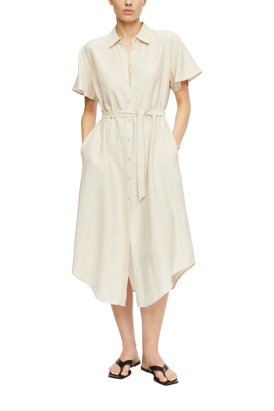 Comma Kleid beige