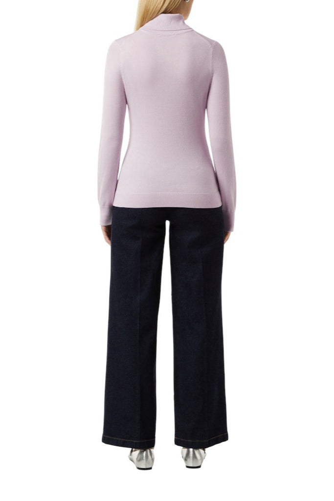 Comma Rollkragenpullover soft lavendar