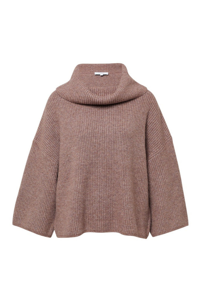 Comma Rollkragenpullover twilight mauve