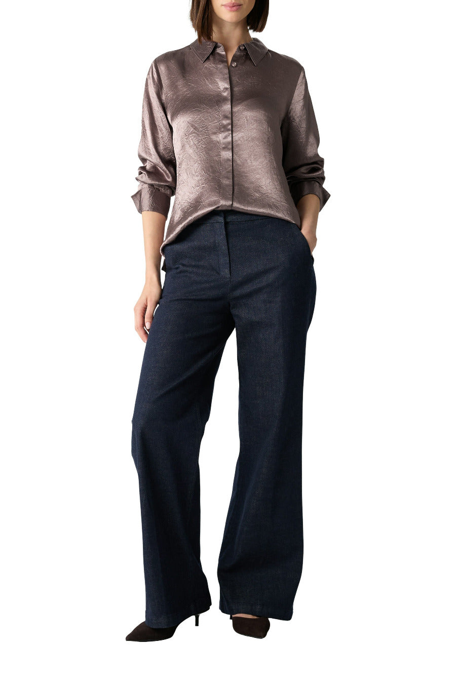 Comma Bluse twilight mauve