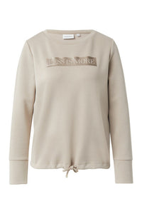 Comma Sweatshirt light taupe