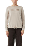 Comma Sweatshirt light taupe