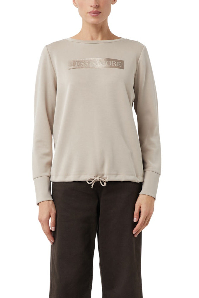 Comma Sweatshirt light taupe
