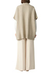 Comma Indoor-Poncho light taupe mélange