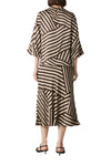 Comma Bluse brown print