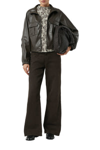 Comma Sweatshirt brown print