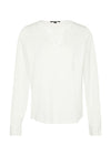 Comma Longsleeve weiß