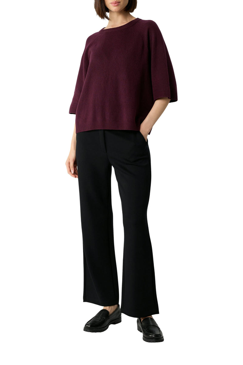 Comma Strickpullover bordeaux