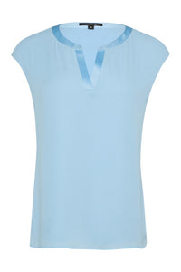 Comma Blusenshirt hellblau