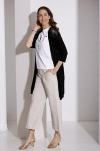 Diff Hose, Petas, Leinen, Baumwolle, sand, beige straight fit