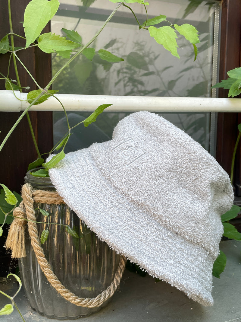 Espadrij Hut Bucket Hat Frottee grau