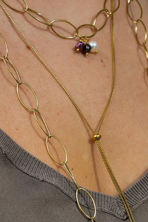 Inrosa Halskette Kora gold