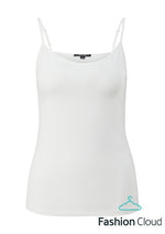 comma Top weiß, basic top comma offwhite, Tanktop comma